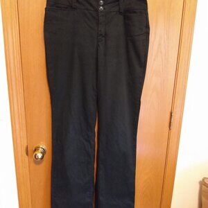 35 1/2" Inseam Tall Pants Eddie Bauer Black Slacks 8T Blakely Fit Women's 8L EUC